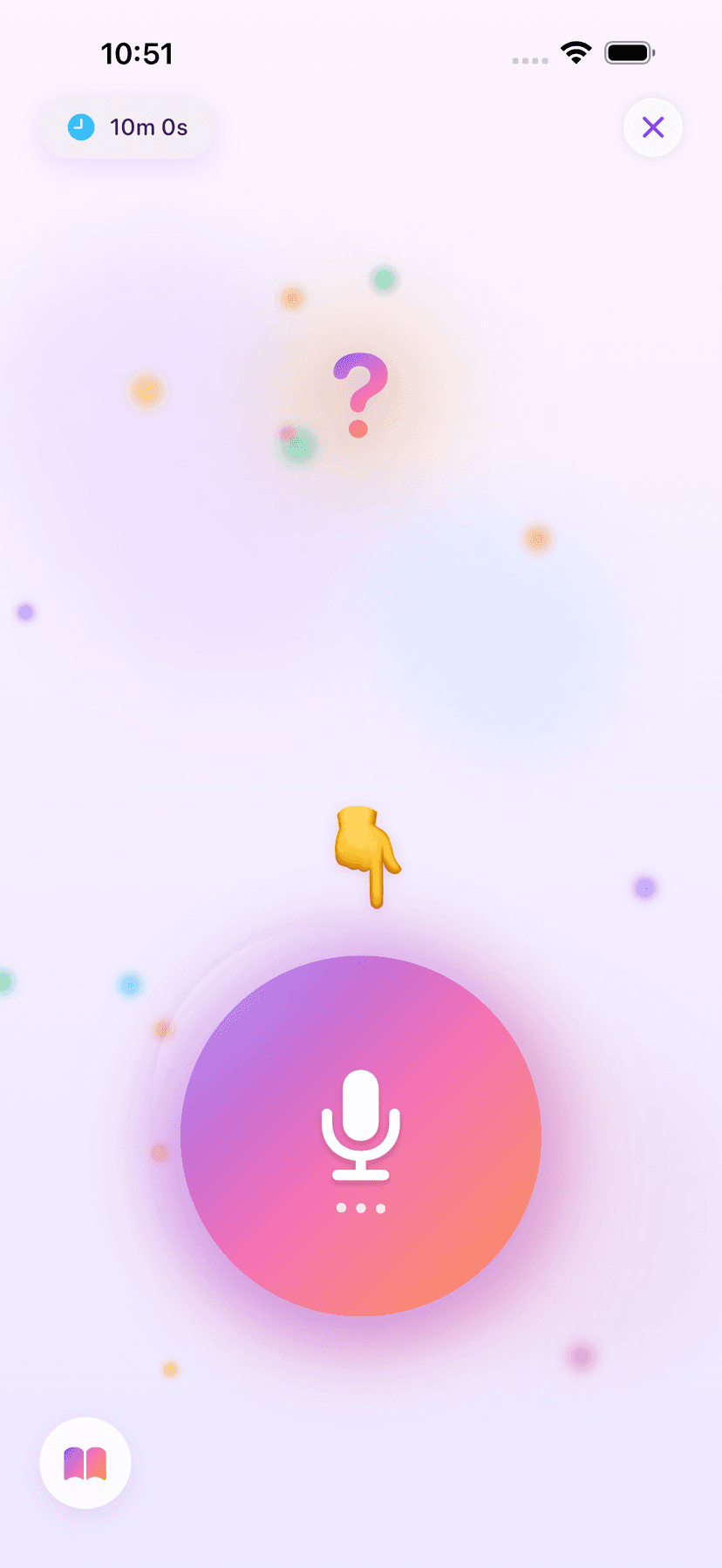 KidWhy main screen - Start conversations with your kids